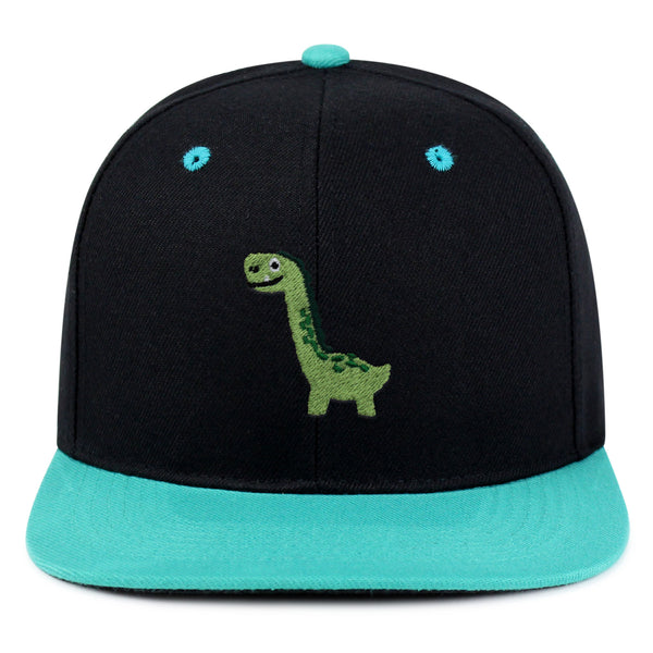 Apatosaurus Dinosaur Snapback Hat Embroidered Hip-Hop Baseball Cap  Kid Dino