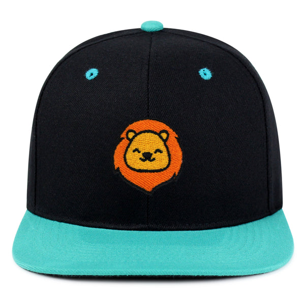 Lion Snapback Hat Embroidered Hip-Hop Baseball Cap Zoo King Animal