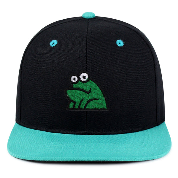 Frog Snapback Hat Embroidered Hip-Hop Baseball Cap Funny