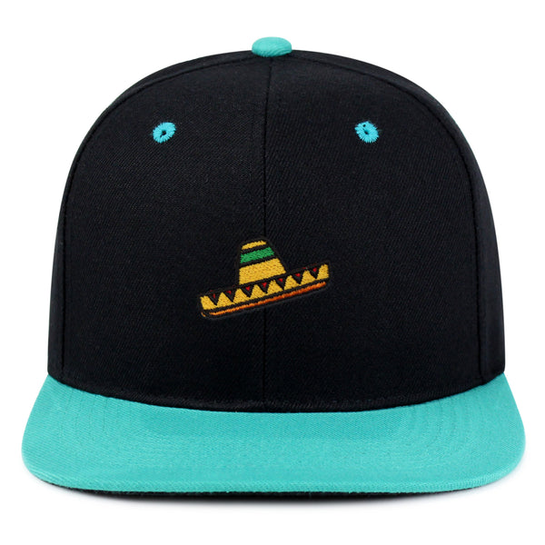 Mexican Hat Snapback Hat Embroidered Hip-Hop Baseball Cap Mexico Cowboy