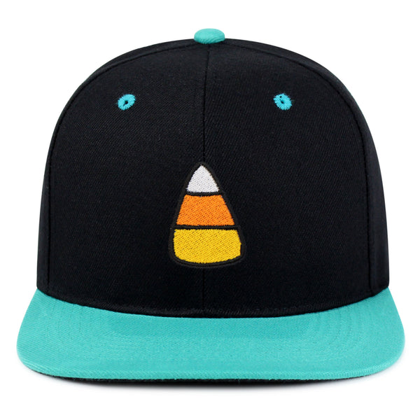 Candy Corn Snapback Hat Embroidered Hip-Hop Baseball Cap Snack Funny