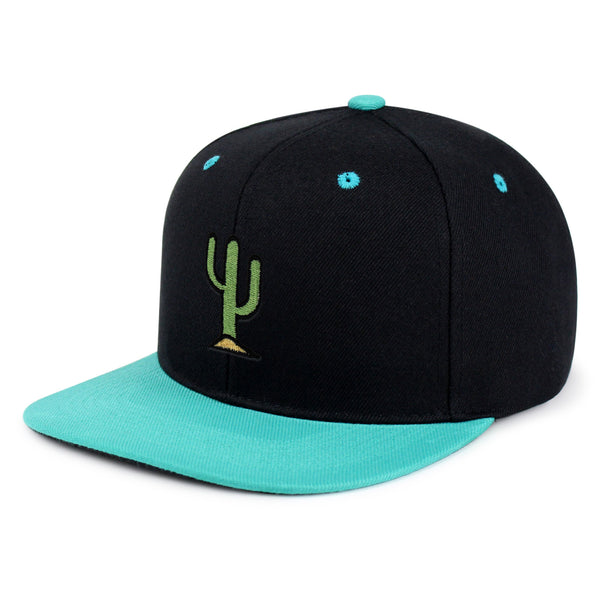 Cactus Snapback Hat Embroidered Hip-Hop Baseball Cap Desert Hot