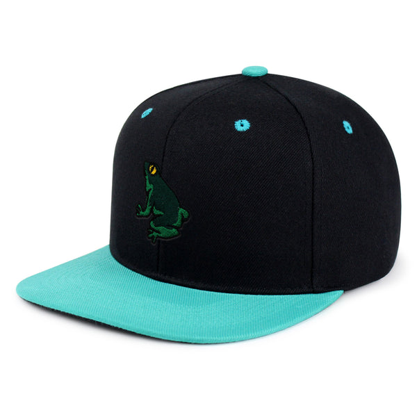 Frog Snapback Hat Embroidered Hip-Hop Baseball Cap Pond