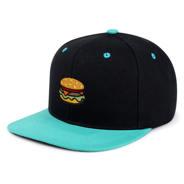 Hamburger Snapback Hat Embroidered Hip-Hop Baseball Cap Fast Food