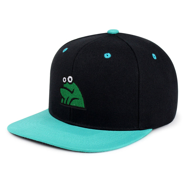 Frog Snapback Hat Embroidered Hip-Hop Baseball Cap Funny