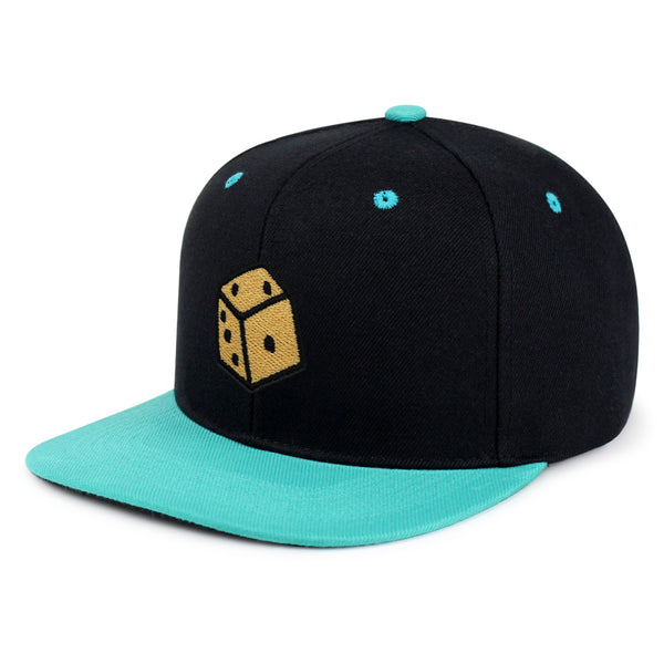 Dice Snapback Hat Embroidered Hip-Hop Baseball Cap Cute Board Game