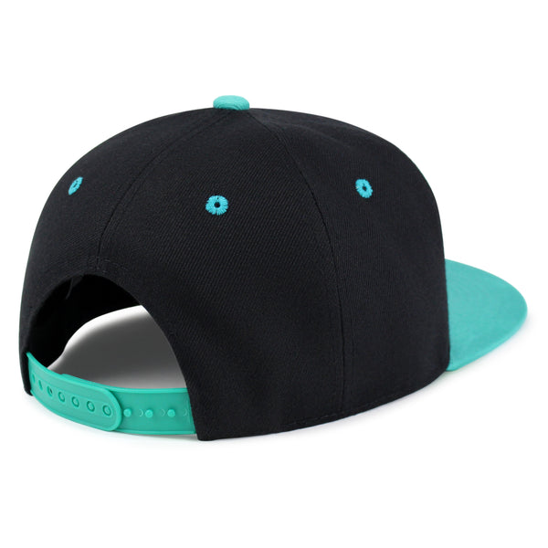 Bass Clef Snapback Hat Embroidered Hip-Hop Baseball Cap Music Symbol