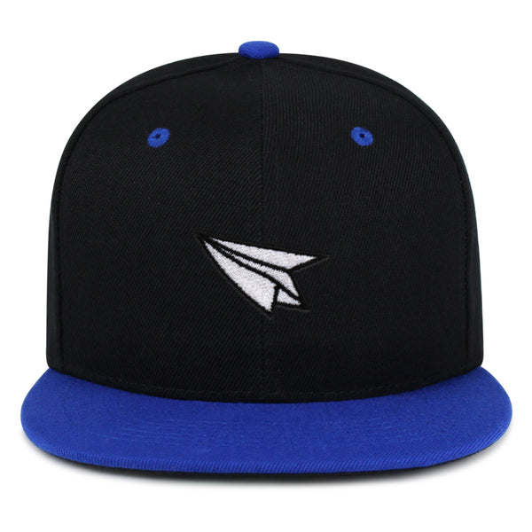 Paper Airplane Snapback Hat Embroidered Hip-Hop Baseball Cap Plane Sky