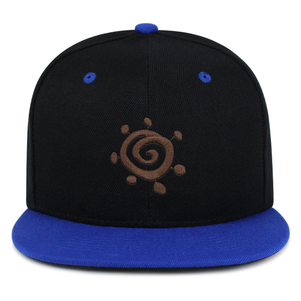 Indian Kokopelli Snapback Hat Embroidered Hip-Hop Baseball Cap Traditional Symbol