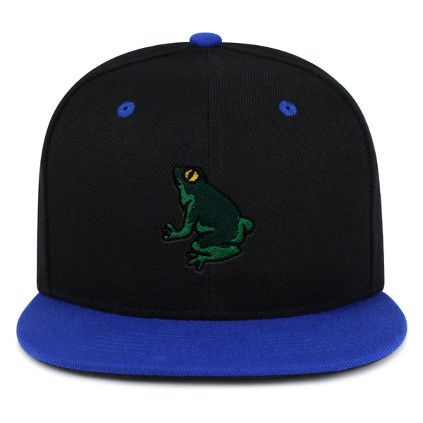 Frog Snapback Hat Embroidered Hip-Hop Baseball Cap Pond