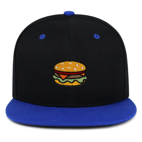 Hamburger Snapback Hat Embroidered Hip-Hop Baseball Cap Fast Food