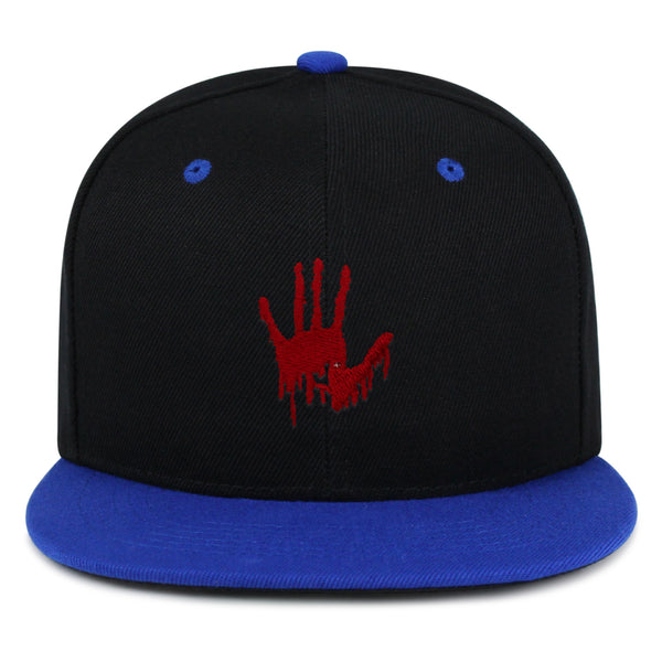 Bloody Hand Snapback Hat Embroidered Hip-Hop Baseball Cap Horror