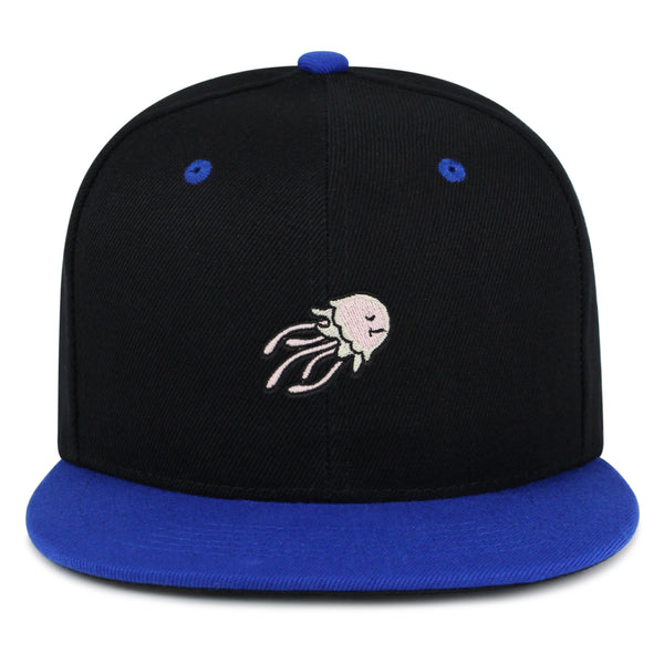 Jellyfish Snapback Hat Embroidered Hip-Hop Baseball Cap Fish Nature