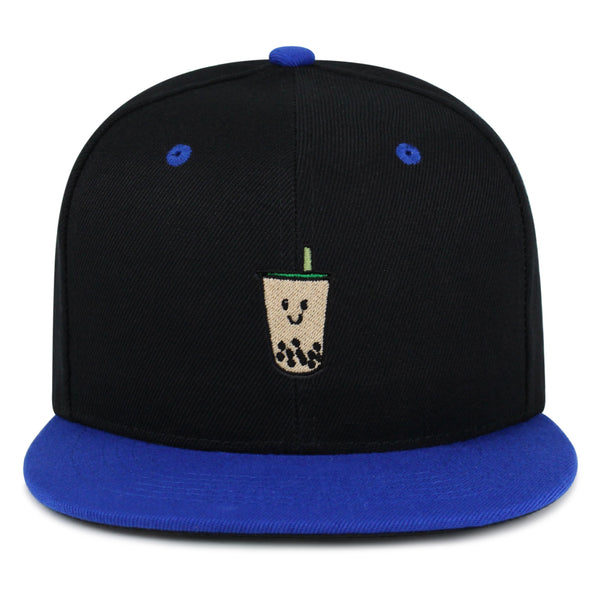 Boba Tea  Snapback Hat Embroidered Hip-Hop Baseball Cap Pearl