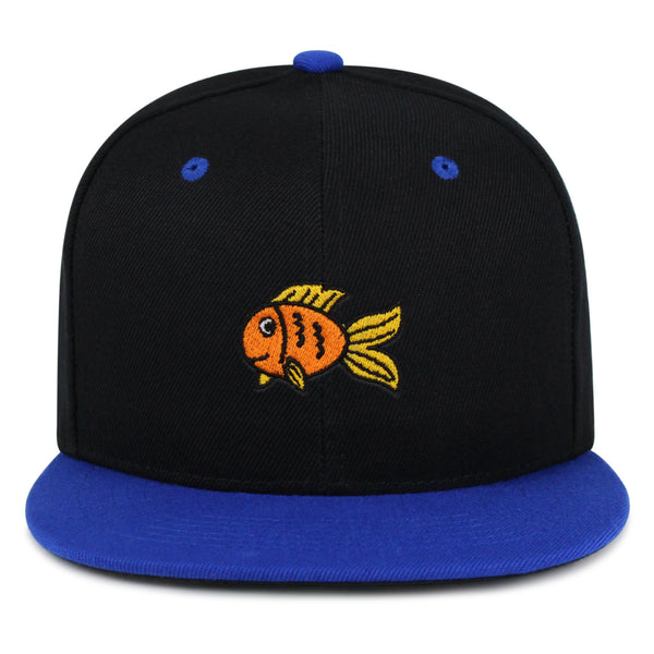 Goldfish Snapback Hat Embroidered Hip-Hop Baseball Cap Finding Fish