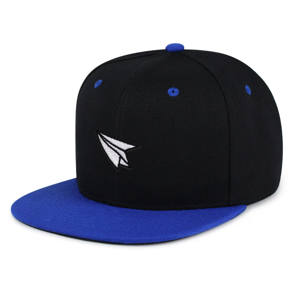 Paper Airplane Snapback Hat Embroidered Hip-Hop Baseball Cap Plane Sky