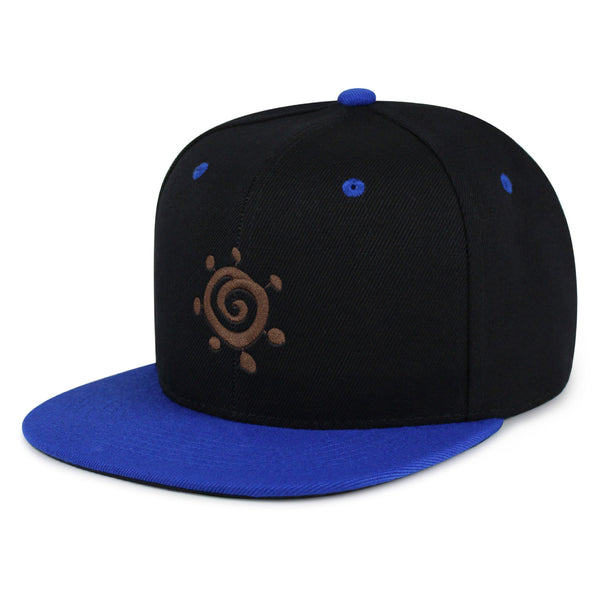 Indian Kokopelli Snapback Hat Embroidered Hip-Hop Baseball Cap Traditional Symbol