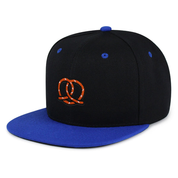 Pretzel Snapback Hat Embroidered Hip-Hop Baseball Cap Snack