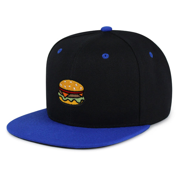 Hamburger Snapback Hat Embroidered Hip-Hop Baseball Cap Fast Food