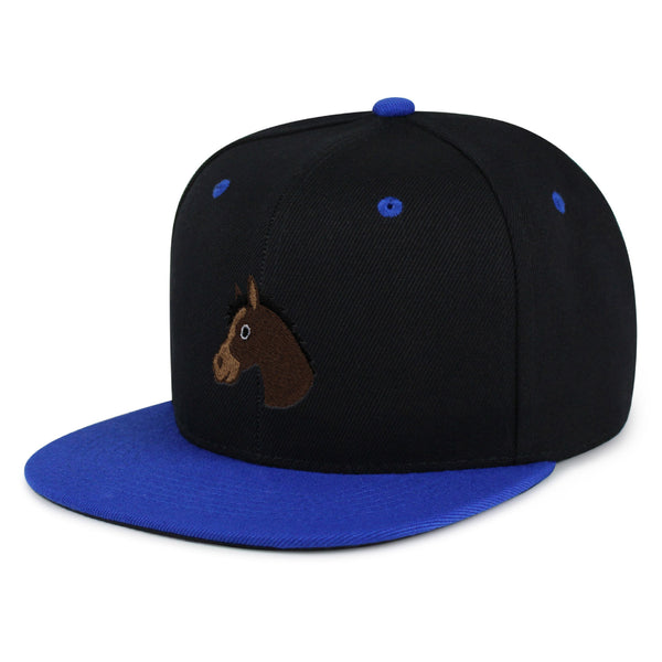 Horse Head Snapback Hat Embroidered Hip-Hop Baseball Cap Cowboy Zoo