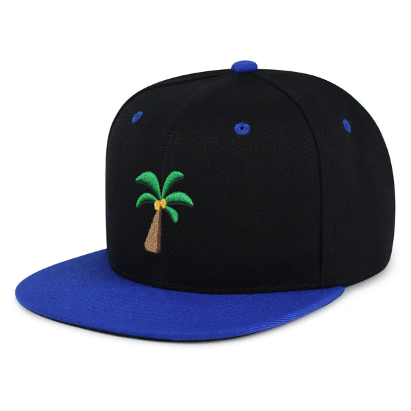 Palm Tree Snapback Hat Embroidered Hip-Hop Baseball Cap Coconut