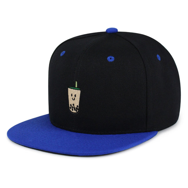 Boba Tea  Snapback Hat Embroidered Hip-Hop Baseball Cap Pearl