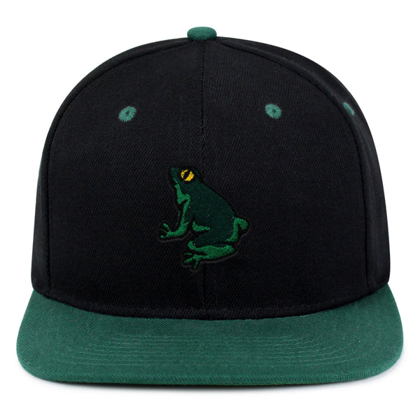 Frog Snapback Hat Embroidered Hip-Hop Baseball Cap Pond