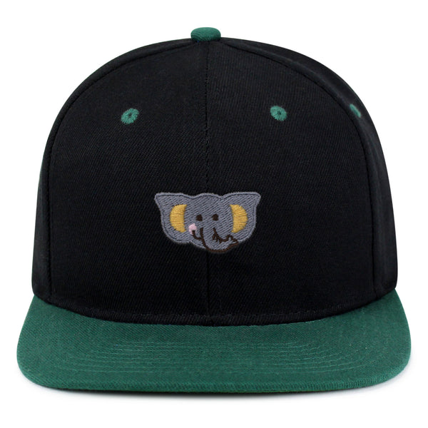 Elephant Snapback Hat Embroidered Hip-Hop Baseball Cap Zoo