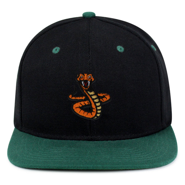 Rattlesnake Snapback Hat Embroidered Hip-Hop Baseball Cap Snake