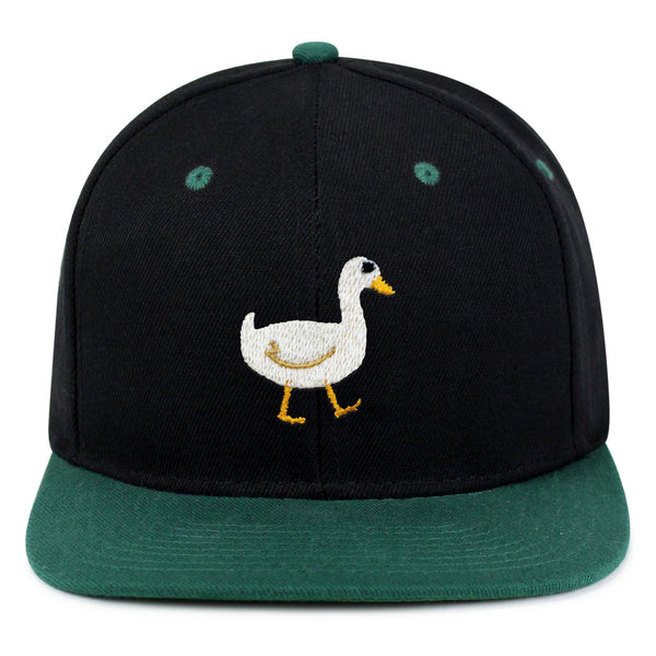 Duck Snapback Hat Embroidered Hip-Hop Baseball Cap Bird Lake