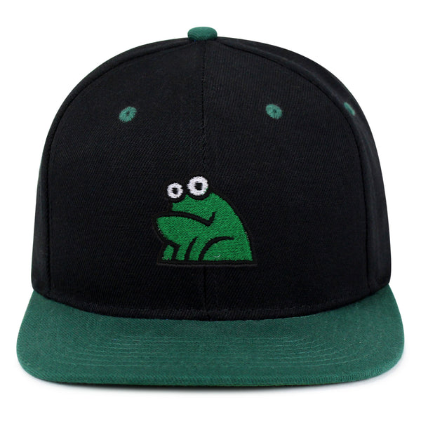 Frog Snapback Hat Embroidered Hip-Hop Baseball Cap Funny