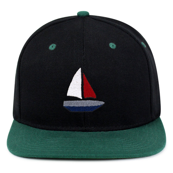 Cute Boat Snapback Hat Embroidered Hip-Hop Baseball Cap Sailor Ocean