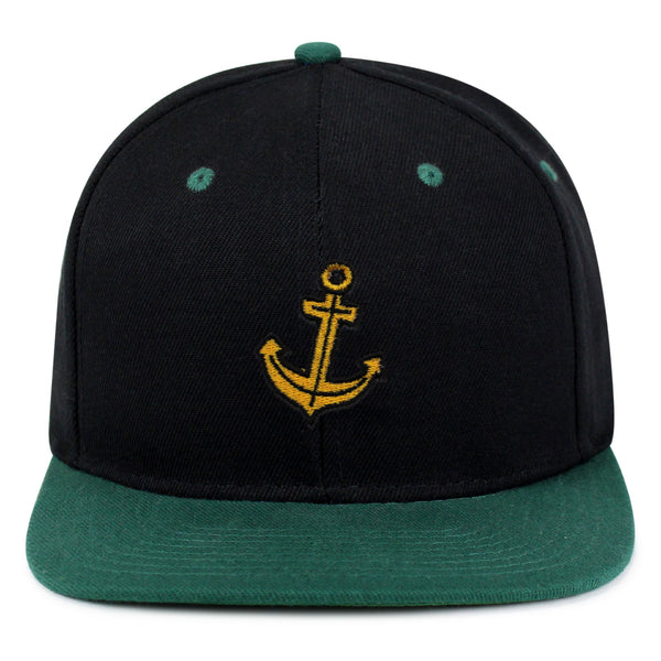 Anchor Snapback Hat Embroidered Hip-Hop Baseball Cap Boat Pirate