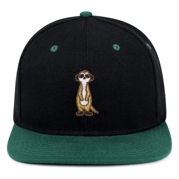 Meerkat Snapback Hat Embroidered Hip-Hop Baseball Cap Lion Observer