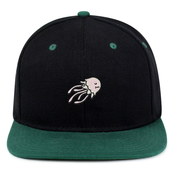 Jellyfish Snapback Hat Embroidered Hip-Hop Baseball Cap Fish Nature