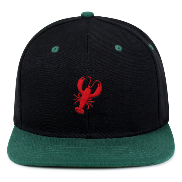 Lobster Snapback Hat Embroidered Hip-Hop Baseball Cap Seafood