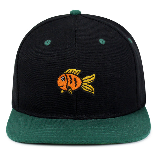 Goldfish Snapback Hat Embroidered Hip-Hop Baseball Cap Finding Fish