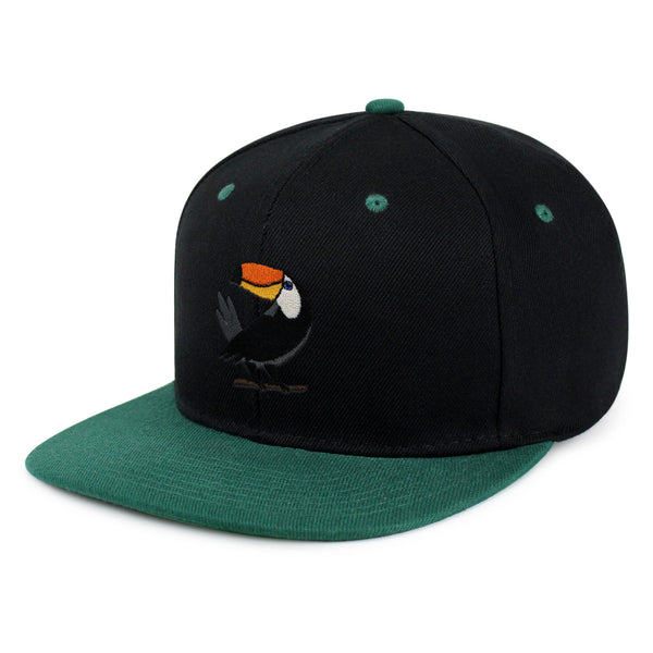 Toucan Snapback Hat Embroidered Hip-Hop Baseball Cap Bird Zoo