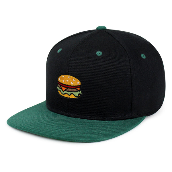 Hamburger Snapback Hat Embroidered Hip-Hop Baseball Cap Fast Food