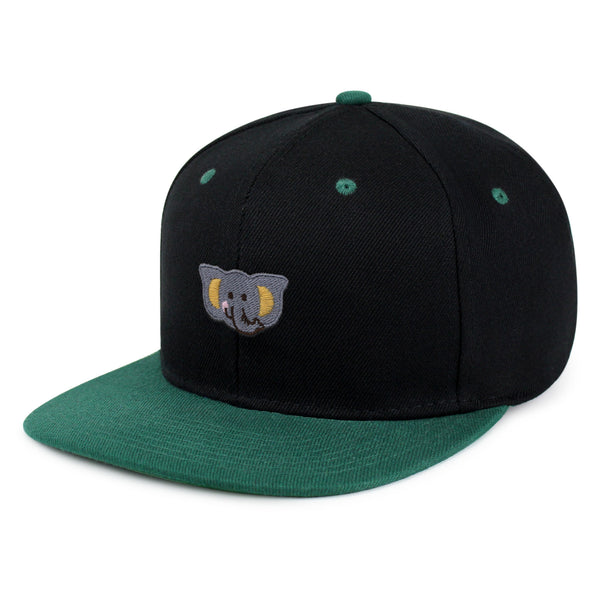 Elephant Snapback Hat Embroidered Hip-Hop Baseball Cap Zoo