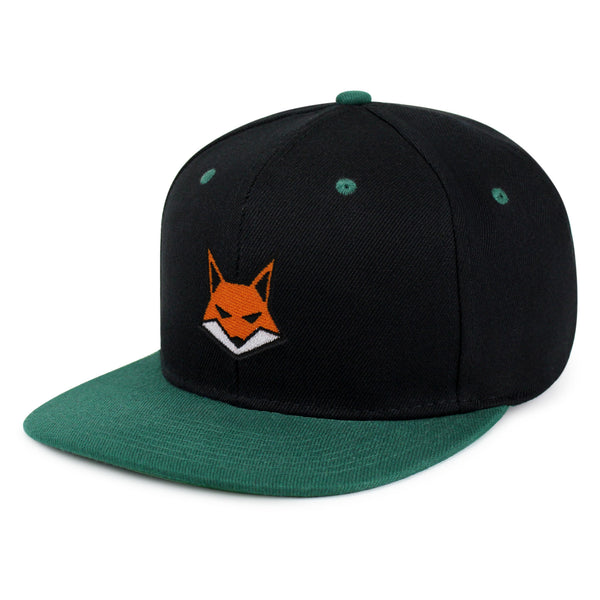 Fox Face Snapback Hat Embroidered Hip-Hop Baseball Cap Wild Animal