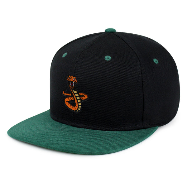 Rattlesnake Snapback Hat Embroidered Hip-Hop Baseball Cap Snake