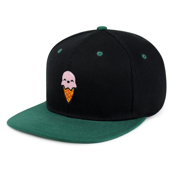 Ice Cream Snapback Hat Embroidered Hip-Hop Baseball Cap Summer