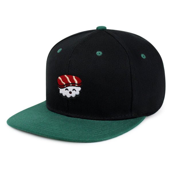 Sushi Snapback Hat Embroidered Hip-Hop Baseball Cap Sashimi Japanese