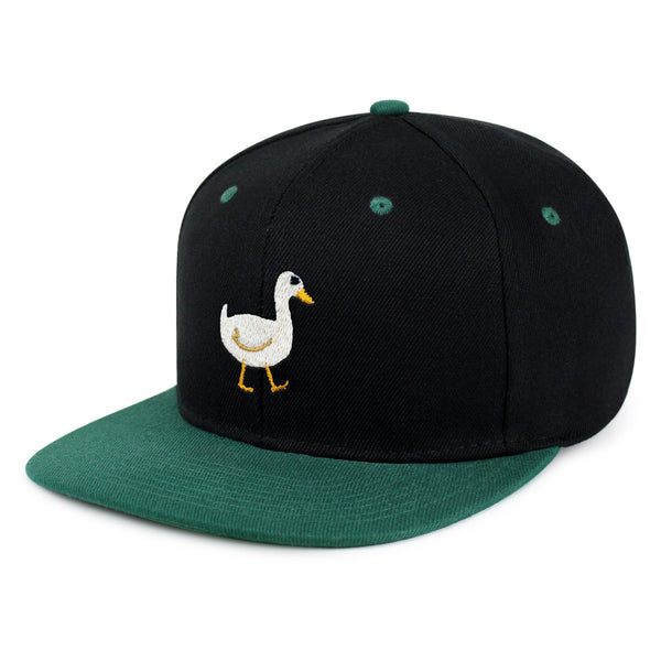 Duck Snapback Hat Embroidered Hip-Hop Baseball Cap Bird Lake