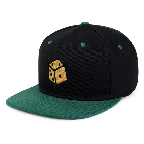 Dice Snapback Hat Embroidered Hip-Hop Baseball Cap Cute Board Game