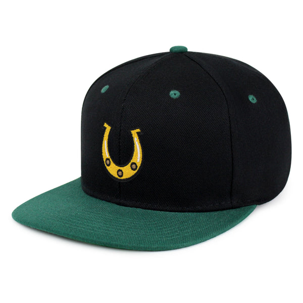 Horseshoe Snapback Hat Embroidered Hip-Hop Baseball Cap Cowboy