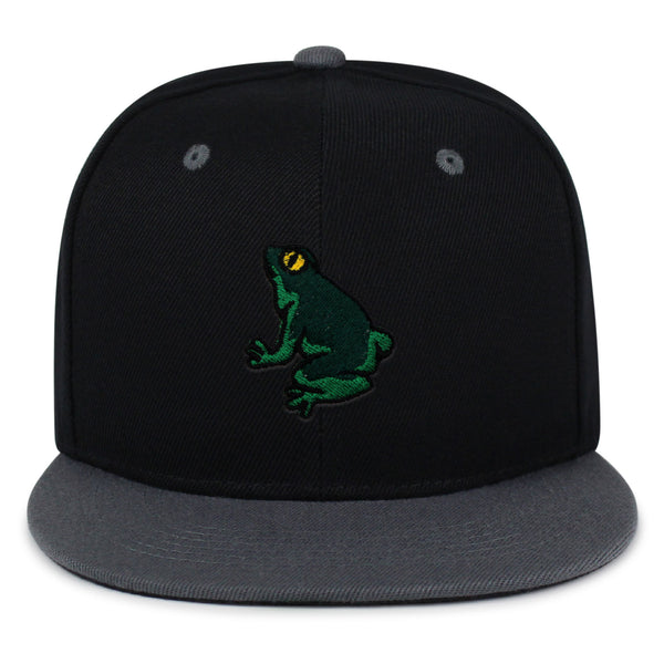 Frog Snapback Hat Embroidered Hip-Hop Baseball Cap Pond