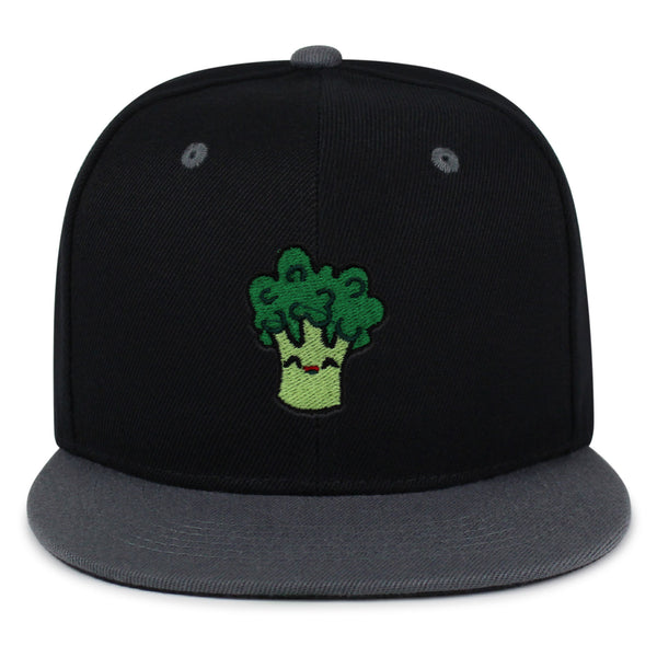 Broccoli Snapback Hat Embroidered Hip-Hop Baseball Cap Vegan Vegetable