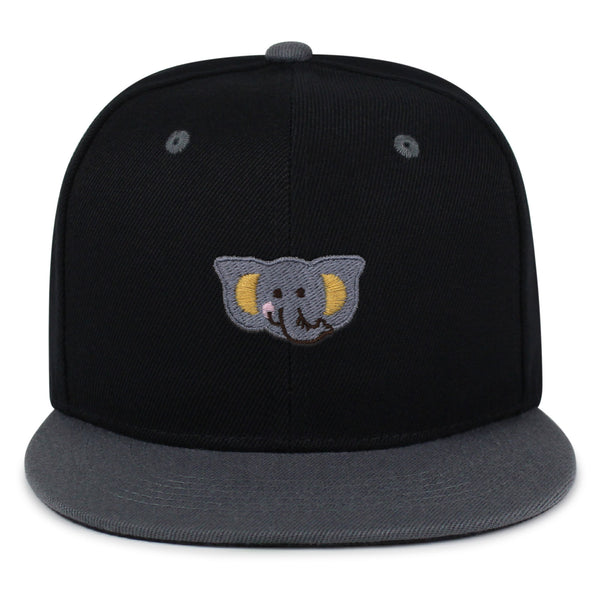 Elephant Snapback Hat Embroidered Hip-Hop Baseball Cap Zoo